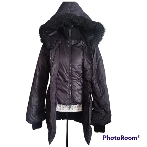 Marciano Down & Feather filled Hoodie Jacket - Picture 3 of 16